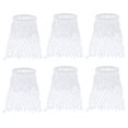 thumbnail image 3 of pitrice Ensemble de 6 Pcs Table de Billard Filet en Coton Blanc 2 Sacs Accessoires Poches, 3 of 6