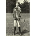 thumbnail image 2 of Unknown 17x24 Black Ornate Wood Framed with Double Matting Museum Art Print Titled - Harpers Weekly Tennis III, 2 of 4