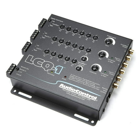 AudioControl - 6-Channel Active Line Output Converter with Summing, EQ, and AccuBASS - Black