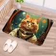 thumbnail image 5 of Cat Polyester Non-Slip Machine Washable Door Rug Game Mat Kitchen Rug Office Rugs, 5 of 6