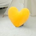 thumbnail image 7 of VOTRUDI Yellow Heart Shaped Pillow - Soft Plush Decorative Throw Pillow for Valentine's Day, Sofa, Bedroom, Car - Machine Washable Polyester Cushion, 7 of 7