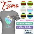 thumbnail image 1 of ESSMO™ Neo Chrome Yellow Heat Transfer Vinyl HTV T-Shirt 20" Wide Roll Iron Heat Press NC02 20"x24", 1 of 7