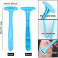 thumbnail image 2 of 2 - Pack Grattoir de Pédicure Portable en Plastique, Outil de Soin des Pieds Bleu pour Callosités du Talon et Élimination des Peaux Mortes, Lisse Instantanément les Pieds Rugueux, Accessoire de Soin Essentiel pour la Peau, 2 of 7