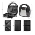 thumbnail image 5 of Efficient 3-in-1 Electric Breakfast Machine - Non-Stick Rapid Heating Sandwich Maker, Waffle Maker ,Easy to Operate, 5 of 5