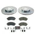 thumbnail image 3 of PowerStop Front Z23 Evolution Sport Carbon-Fiber Ceramic Brake Pad and Drilled & Slotted Rotor Kit Fits: SUBARU Select Models K8480, 3 of 10