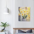 thumbnail image 4 of Acheng Mixed Daffodils in a Tank Canvas Wall Art Print, Daffodil Artwork picture 2, 4 of 5