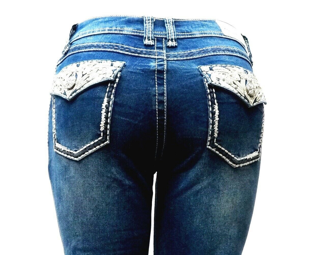 【Yoyocha25 】STUDS DETAIL DENIM PANTS Yoyocha25 】STUDS DETAIL DENIM PANTS Jack David Rhinestone
