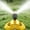 B, variant on 360 Degree Automatic Rotating Garden Sprinkler with Adjustable Spray Patterns and Ground Spike