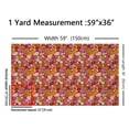 thumbnail image 2 of Erosebridal Groovy Floral Fabric by the Yard,Retro Flower Upholstery Fabric Chic Daisy Decorative Fabric,Groovy Party Decor Outdoor Fabric,70S Party Waterproof Fabric for Quilting,5 Yards, 2 of 5