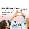 thumbnail image 4 of Portable Thermal Printer Mini Printer with Stickers Printer for Notes Journal DIY Kids Gift Pink, 4 of 8