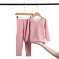 thumbnail image 2 of Esaierr Pyjama pour Filles Enfants Tenue Chandail Doux Pyjama Printemps Automne Confort Chaud pour Garçons 3-16 Ans, 2 of 8