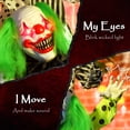 thumbnail image 4 of Outsunny Life Size Halloween Animated Clown, Stackable Halloween Props, 4 of 10