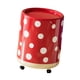 thumbnail image 3 of Cubo de basura con ruedas, cubo de basura sencillo y tapa, multifuncional para el hogar. Blanco, 3 of 9