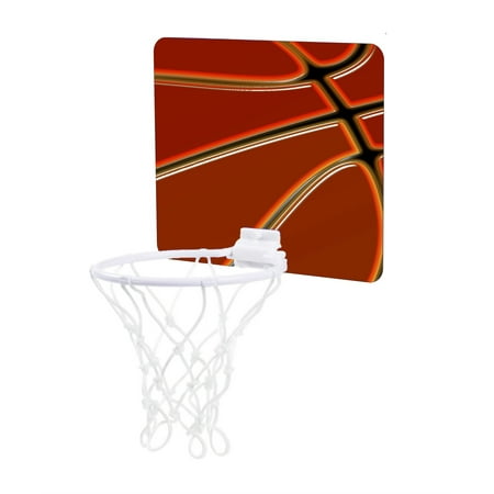 Up-Close Basketball Design - Unisex Childrens 7.5" x 9" Mini Basketball Backboard - Goal with 6" Hoop