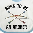 thumbnail image 4 of Inktastic Boys Archery Born to Be an Archer Boys or Girls Baby Bib, 4 of 4