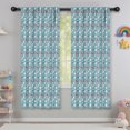 thumbnail image 5 of Blackout Kids Curtains,Light Blue Christmas Snowman Pattern Childrens Insulated Curtains Set Of 2,Bedroom Essentials,Toddler Room Decor 42"x63", 5 of 5