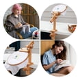 thumbnail image 2 of Shisuyan Support de Broderie en Bois Réglable avec Rotation à 360 Degrés, 2 of 9