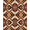 Brown Multi, Pattern 7, variant on ODIKA Pine Tree Motif With Southwestern Border Rustic Cabin Cowgirl Playful Expressive Pet Friendly & Kids Safe Play for Playroom, Bedroom, Reading Nook