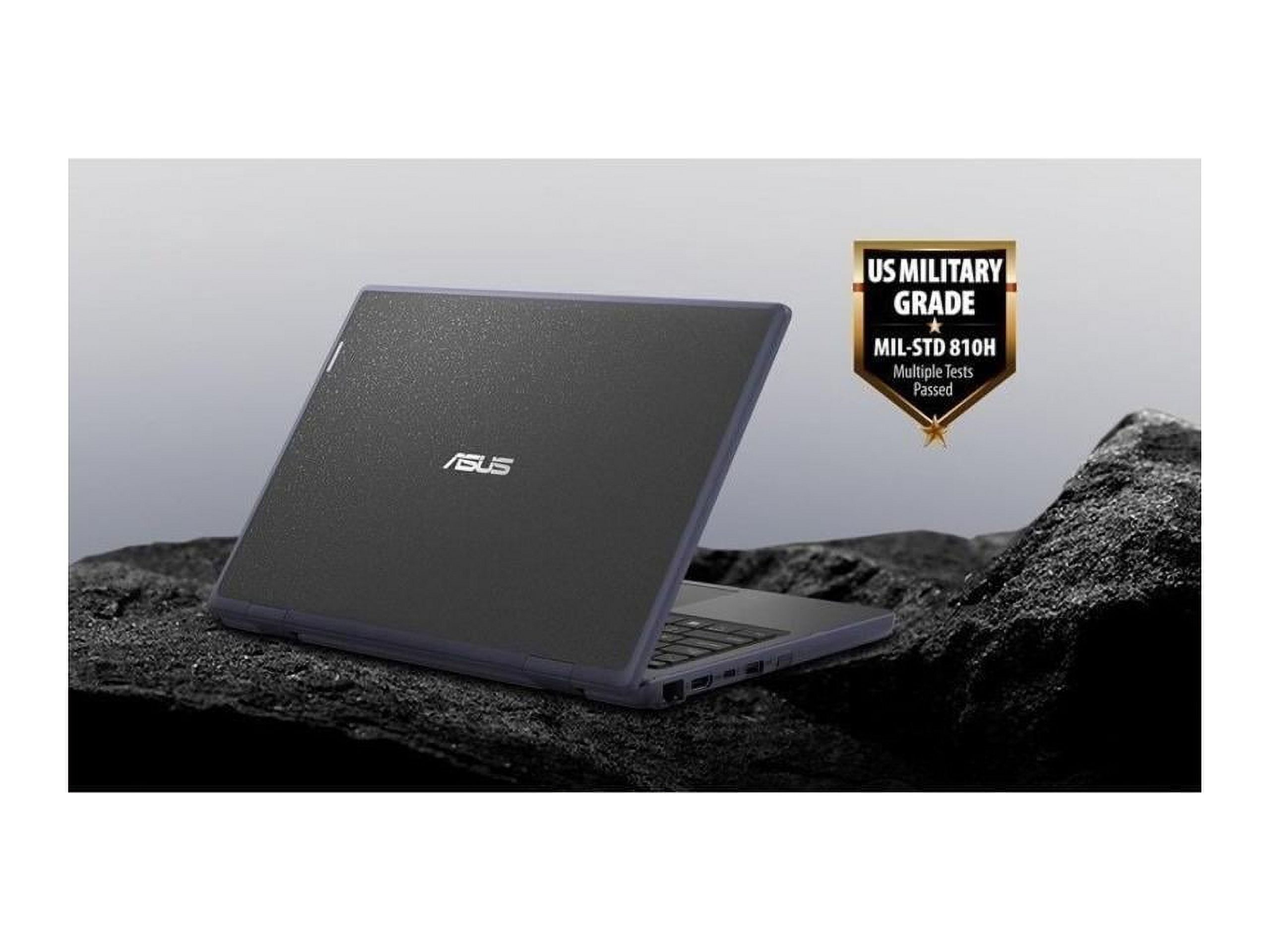 Asus BR1102C BR1102CGA-YS14 11.6" Netbook - HD - 1366 x 768 - Intel Celeron N100 Quad-core (4 Core) 800 MHz - 4 GB Total RAM - 4 GB On-board Memory - Mineral Gray - Intel Chip - Windows 11 Pro -