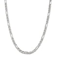 thumbnail image 1 of Sterling Silver 5.5mm Figaro Anchor Chain (Weight: 24.68 Grams, Length: 22 Inches), 1 of 4