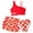 Watermelon Red, variant on Wolcakyue Toddler Swimsuit Girl Teen Girls 2025 Swimsuits Tween Kids Cutout Bathing Suits Bikini Set,Watermelon Red 5-6 Yesrs