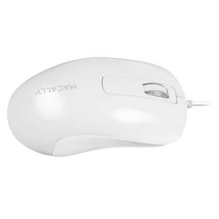 UPC: 0701107496764 | Macally 1200 DPI 3-Button Optical USB Wired Computer Mouse with 5-Foot Cord  Compatible with PCs  Apple Macs  Desktops  Laptops (ICEMOUSE3)