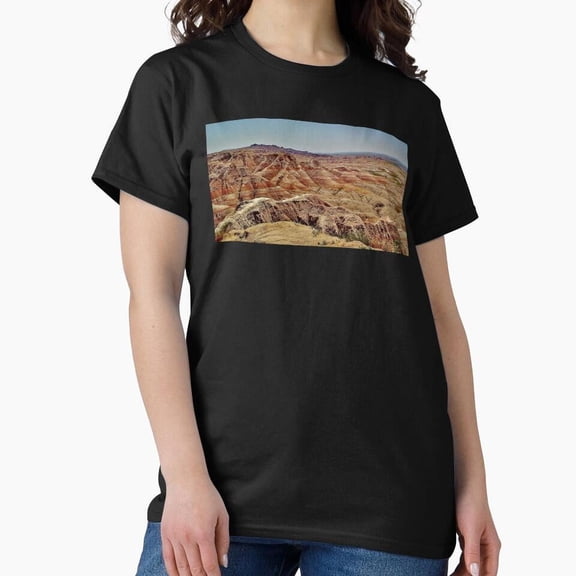 Vintage Colors Of Badlands National Park Classic T-Shirt T-Shirt Perfect T-Shirt For Everyone