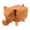 Orange, variant on M Buder Animal Footstools Lovely Cartoon Innovative Elephant Upholstered Stool for Nursery Bedroom Playroom Living Room Decor Orange (11.8 in / 30 cm)