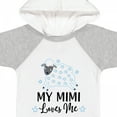 thumbnail image 4 of Inktastic My Mimi Loves Me Baby Lamb Boys or Girls Baby Bodysuit, 4 of 5