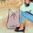 thumbnail image 4 of Xihbxyly Bolso de Hombro Plegable, Diseño con Separación de Ropa Seca y Húmeda, Correa Ajustable, Almacenamiento Multibolsillos, Lona Impermeable, Ideal para Actividades Al Aire Libre y Viajes, Tamañ, 4 of 4