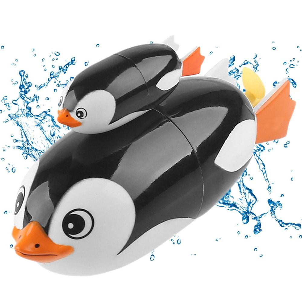 Penguin Bathtub Toys Kids Bath Toys Educational With Penguin Bath ...