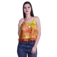 thumbnail image 1 of Moomaya Printed Womens Spaghetti Strap Crop Top Cami Summer Tops, 1 of 5