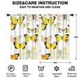 thumbnail image 2 of Blackout Kids Curtains,Yellow Butterfly Pattern Childrens Insulated Curtains Set Of 2,Bedroom Essentials,Toddler Room Decor 42"x63", 2 of 5