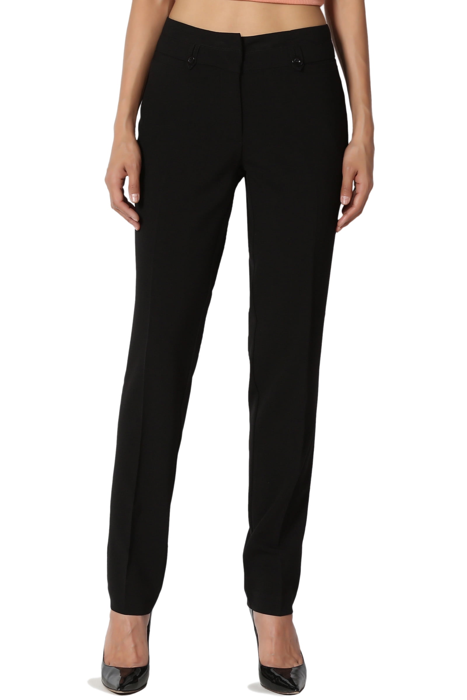 slim tailored trousers women's