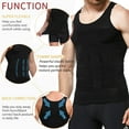 thumbnail image 3 of POP CLOSETS Men's Compression Tank Top Seamless Body Shaper Vest Shirt Shapewear Abs Abdomen Slimming Gymwear Undershirts, 3 of 7