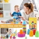 thumbnail image 2 of Tabletop Competitive Cup Stacking Game, Color Stacking Challenge Game, Speed Cup, 2 of 5
