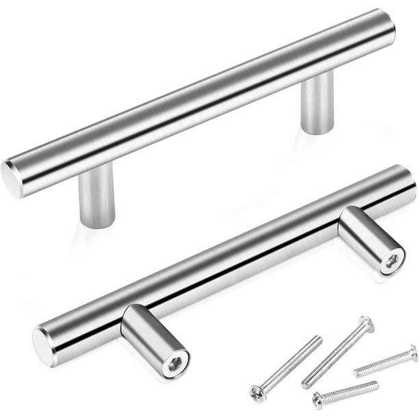 4'' Brushed Nickel Handles Drawer Pulls 10 Pack Pulls