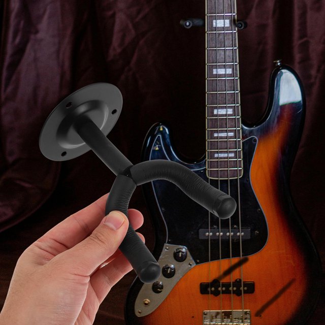 BALAHAPY Colgador Metálico Negro Para Instrumentos Musicales Guitarra Ukulele Violín Y Erhu