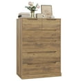 thumbnail image 7 of Homfa 6 Drawer Dresser for Bedroom, Vertical Chest of Drawers Wood Storage Cabinet for Living Room, Rustic Brown, 7 of 7