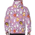 thumbnail image 3 of Bingfone Lovely Animals Men's Drawstring Hoodie Long Sleeve Pocket Sweatshirts-Medium, 3 of 6