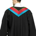 thumbnail image 5 of More design Graduation shawl Azerbaijan & United States Flag Stole Sash Honor Study Aboard International Students, 5 of 11