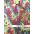 thumbnail image 3 of Rainbow Crinkle Interlock Polyester Spandex 2 Way Stretch Fabric by the Yard, 3 of 3