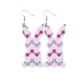 thumbnail image 1 of Creative Easter Leather Earrings Colorful Eggs Party Rabbit Happy Easter Day Decor Bunny Ester Parti Girls Gifts, Style 24, 1 of 3