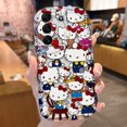 thumbnail image 3 of Funda de Hello Kitty para Samsung Galaxy, A33, A32, A31, A30, A20, A24, A23, A22, A21S, A20S, A14, A13, A12, 5G, A10S, A04E, A04, 4G, A03 Core Cover, 3 of 5