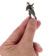 thumbnail image 3 of Miangastore 4pcs Mini Model Soldier Warriors Figures Plastic Mini Soldier Model Miniature Figure Miniature Soldier Model Small Ornaments, 3 of 8