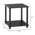 thumbnail image 6 of Mainstays No Tools End Tables, Solid Black, Set of 2, 6 of 8