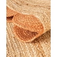 thumbnail image 3 of Sivi 2 x 3 Feet Handmade Scallop Braided Jute Rug - Natural Jute Area Rug, 3 of 12