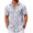 Light Gray - Leaf, variant on COOFANDY Mens Hawaiian Shirt Short Sleeve Floral Button Down Shirts Summer Tropical Beach Shirts