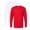 White+Deep-Red-2PCS, variant on M&O Men’s Gold Soft Touch Long Sleeve T-Shirt 100% Preshrunk Cotton Standard Fit Casual Tee (Black, L)