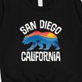 thumbnail image 3 of Inktastic San Diego California Bear Sunset Toddler Sweatshirt, 3 of 4